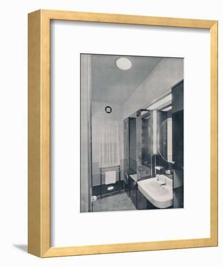 'Bathroom for a man', 1936-Unknown-Framed Photographic Print
