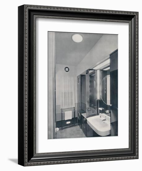 'Bathroom for a man', 1936-Unknown-Framed Photographic Print