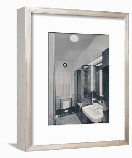 'Bathroom for a man', 1936-Unknown-Framed Photographic Print