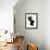 Bathroom Puns IV Black-Becky Thorns-Framed Art Print displayed on a wall