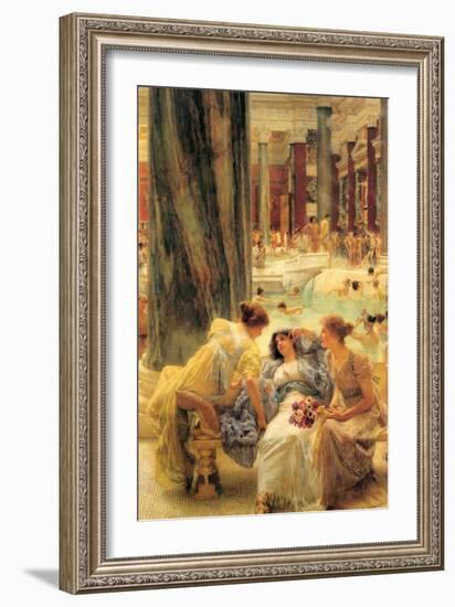 Baths of Caracalla-Sir Lawrence Alma-Tadema-Framed Art Print