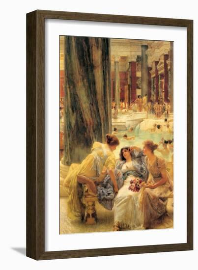 Baths of Caracalla-Sir Lawrence Alma-Tadema-Framed Art Print