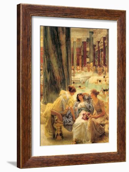 Baths of Caracalla-Sir Lawrence Alma-Tadema-Framed Art Print