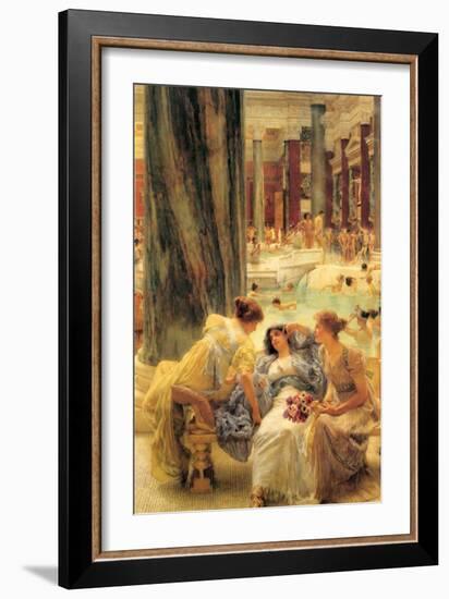 Baths of Caracalla-Sir Lawrence Alma-Tadema-Framed Art Print