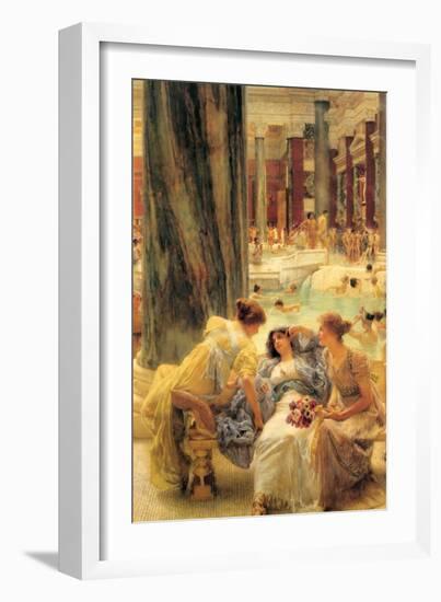 Baths of Caracalla-Sir Lawrence Alma-Tadema-Framed Art Print