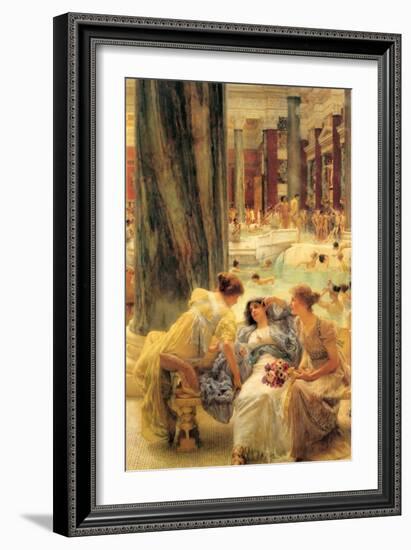 Baths of Caracalla-Sir Lawrence Alma-Tadema-Framed Art Print