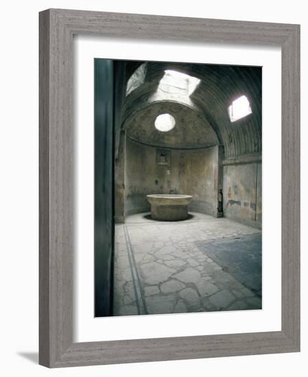 Baths, Pompeii, Campania, Italy-Christina Gascoigne-Framed Photographic Print