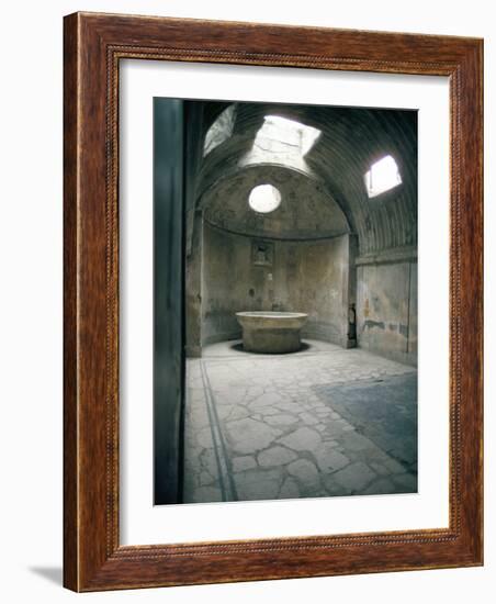 Baths, Pompeii, Campania, Italy-Christina Gascoigne-Framed Photographic Print