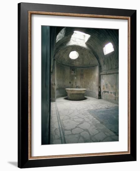 Baths, Pompeii, Campania, Italy-Christina Gascoigne-Framed Photographic Print