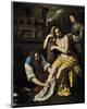 Bathsheba at her Bath-Artemisia Gentileschi-Mounted Premium Giclee Print