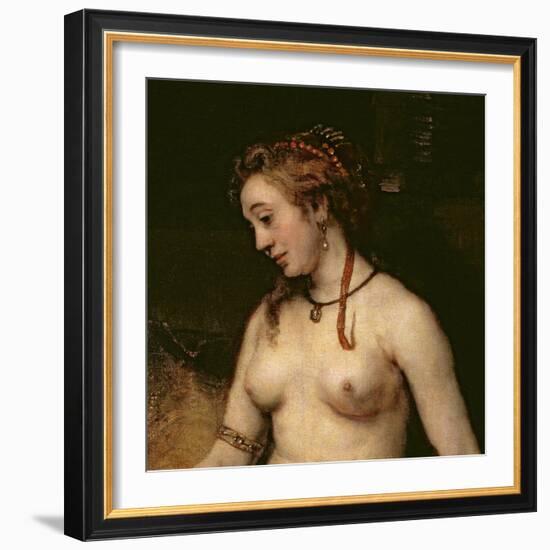 Bathsheba Bathing, 1654-Rembrandt van Rijn-Framed Giclee Print