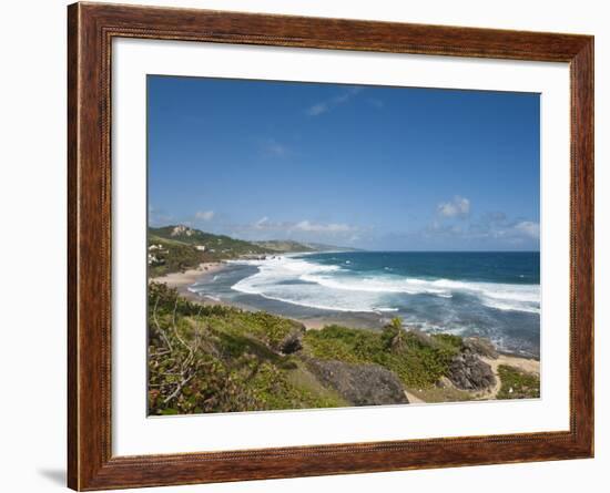 Bathsheba Beach, Barbados, Windward Islands, West Indies, Caribbean, Central America-Michael DeFreitas-Framed Photographic Print