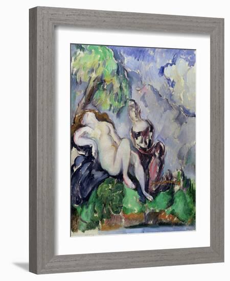 Bathsheba, c.1880-Paul Cézanne-Framed Giclee Print