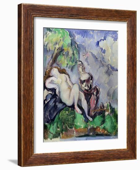 Bathsheba, c.1880-Paul Cézanne-Framed Giclee Print