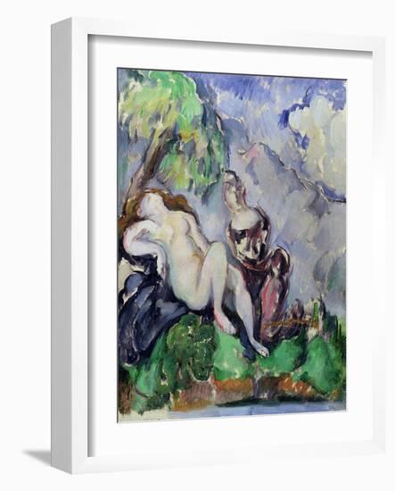 Bathsheba, c.1880-Paul Cézanne-Framed Giclee Print