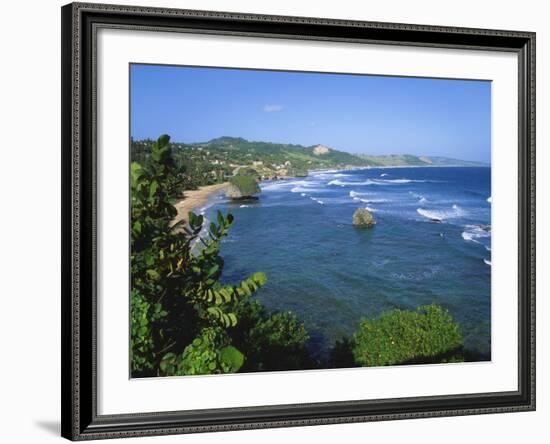Bathsheba Coastline, Barbados East Coast-Jeremy Lightfoot-Framed Photographic Print