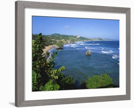 Bathsheba Coastline, Barbados East Coast-Jeremy Lightfoot-Framed Photographic Print