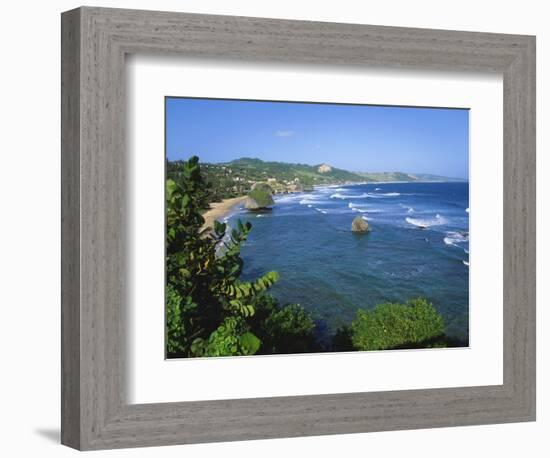 Bathsheba Coastline, Barbados East Coast-Jeremy Lightfoot-Framed Photographic Print