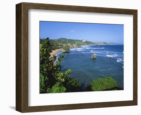 Bathsheba Coastline, Barbados East Coast-Jeremy Lightfoot-Framed Photographic Print