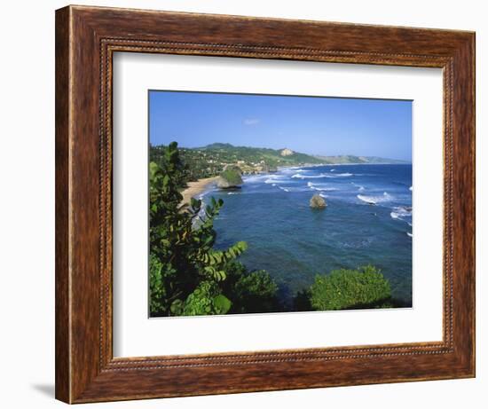 Bathsheba Coastline, Barbados East Coast-Jeremy Lightfoot-Framed Photographic Print