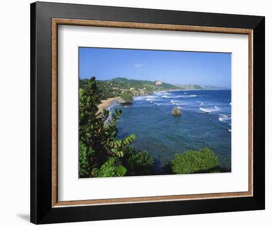 Bathsheba Coastline, Barbados East Coast-Jeremy Lightfoot-Framed Photographic Print