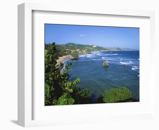 Bathsheba Coastline, Barbados East Coast-Jeremy Lightfoot-Framed Photographic Print