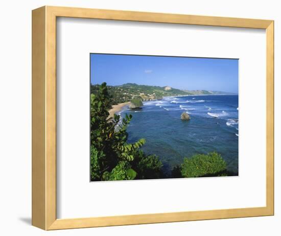 Bathsheba Coastline, Barbados East Coast-Jeremy Lightfoot-Framed Photographic Print