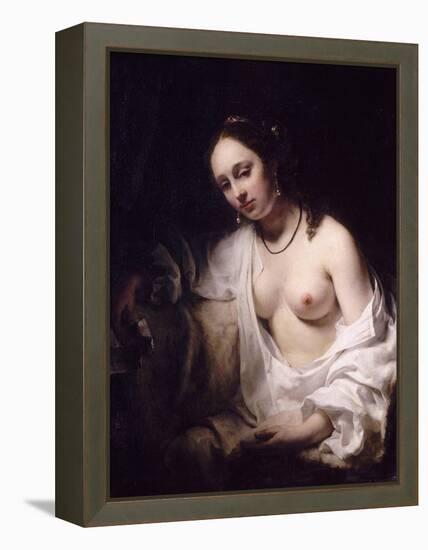 Bathsheba with King David's Letter, 1654-Willem Drost-Framed Premier Image Canvas