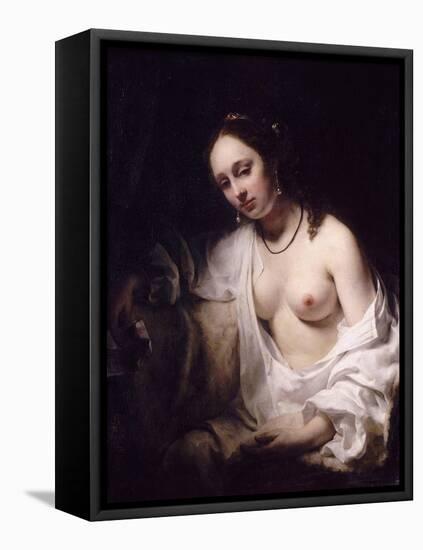 Bathsheba with King David's Letter, 1654-Willem Drost-Framed Premier Image Canvas