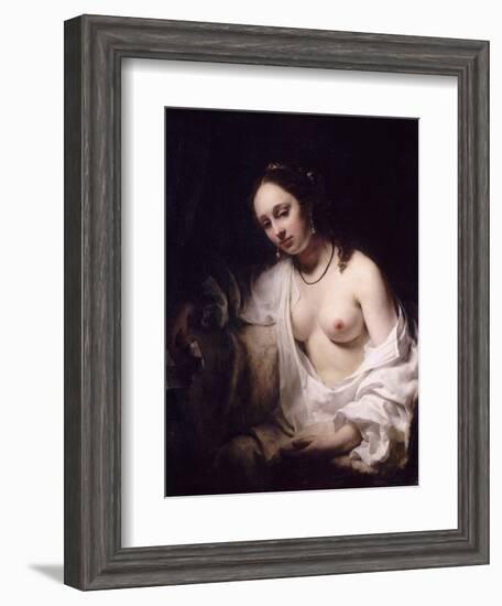 Bathsheba with King David's Letter, 1654-Willem Drost-Framed Giclee Print