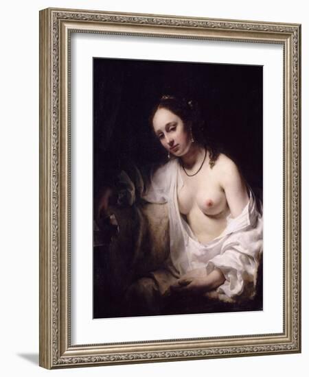 Bathsheba with King David's Letter, 1654-Willem Drost-Framed Giclee Print