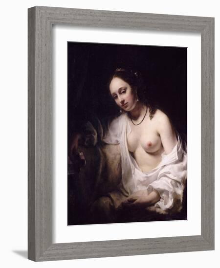 Bathsheba with King David's Letter, 1654-Willem Drost-Framed Giclee Print