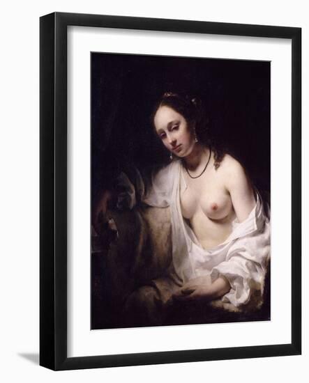 Bathsheba with King David's Letter, 1654-Willem Drost-Framed Giclee Print