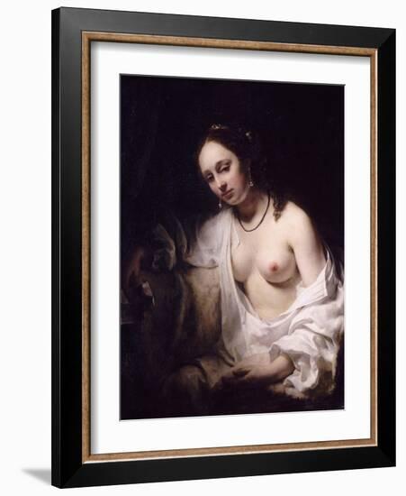 Bathsheba with King David's Letter, 1654-Willem Drost-Framed Giclee Print