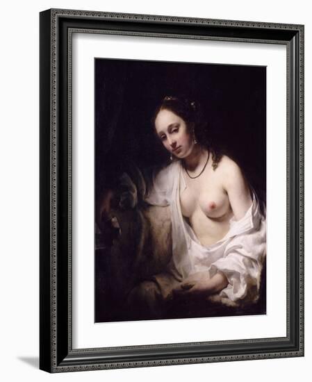 Bathsheba with King David's Letter, 1654-Willem Drost-Framed Giclee Print