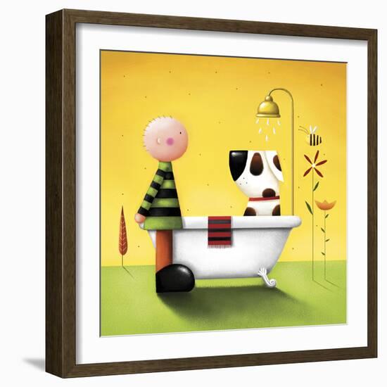 Bathtime-Jo Parry-Framed Giclee Print