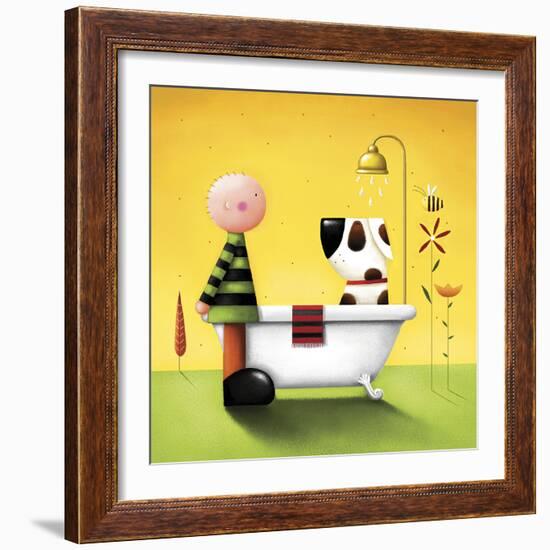 Bathtime-Jo Parry-Framed Giclee Print