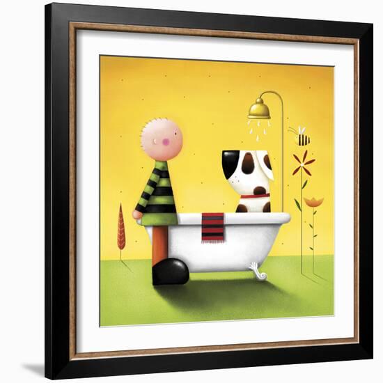 Bathtime-Jo Parry-Framed Giclee Print