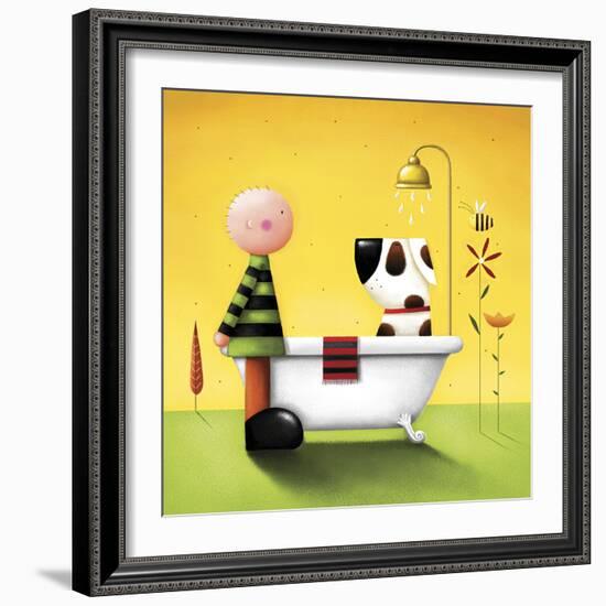 Bathtime-Jo Parry-Framed Giclee Print