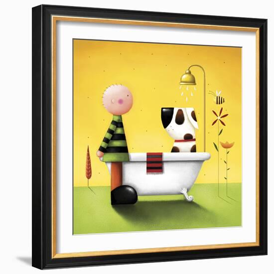 Bathtime-Jo Parry-Framed Giclee Print