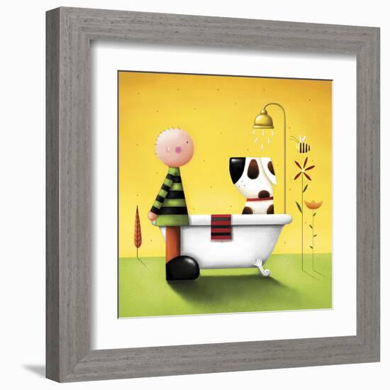 Bathtime-Jo Parry-Framed Giclee Print