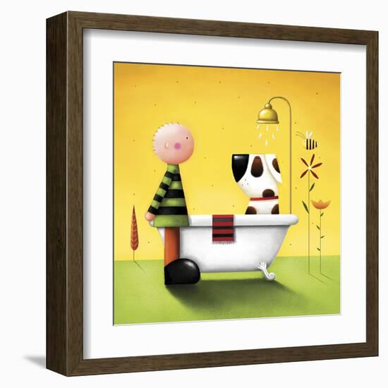 Bathtime-Jo Parry-Framed Giclee Print