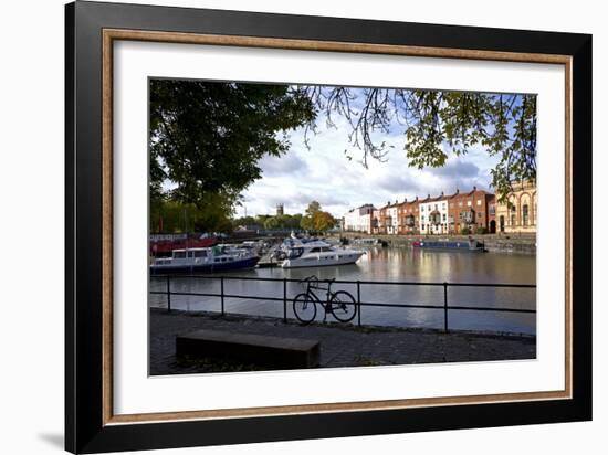 Bathurst Basin, the harbour, Bristol, England, United Kingdom, Europe-Rob Cousins-Framed Photographic Print