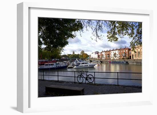 Bathurst Basin, the harbour, Bristol, England, United Kingdom, Europe-Rob Cousins-Framed Photographic Print