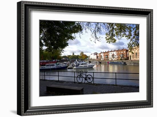 Bathurst Basin, the harbour, Bristol, England, United Kingdom, Europe-Rob Cousins-Framed Photographic Print