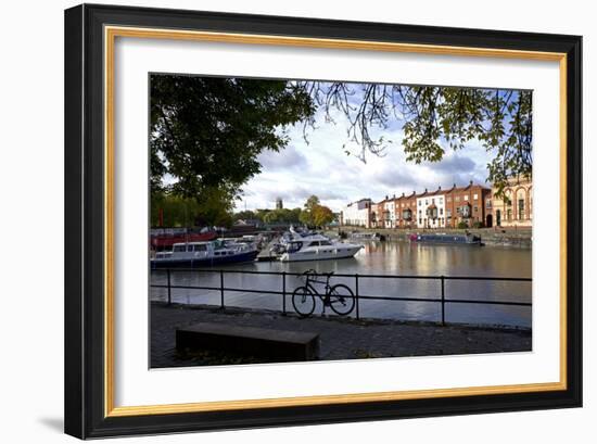 Bathurst Basin, the harbour, Bristol, England, United Kingdom, Europe-Rob Cousins-Framed Photographic Print