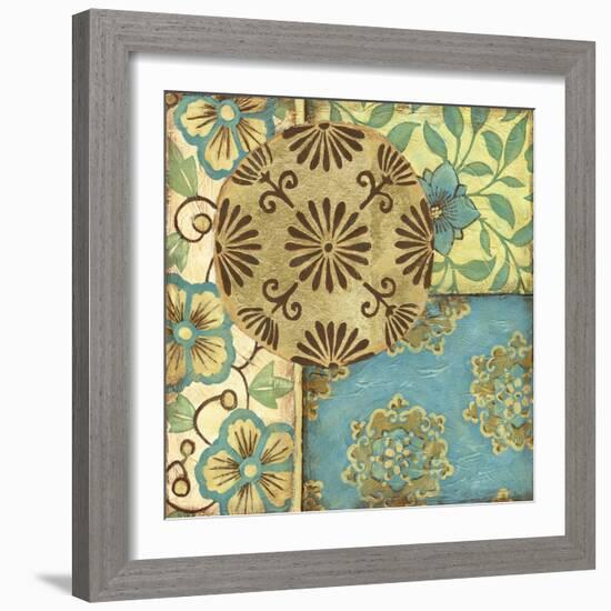 Batik Medallion II-Chariklia Zarris-Framed Art Print