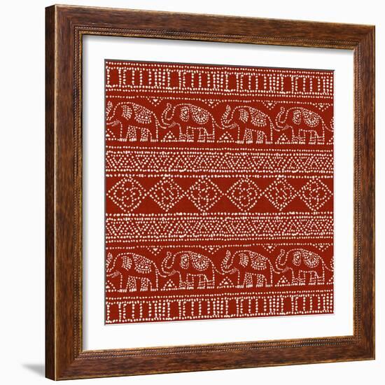 Batik Pattern IM-Daphne Brissonnet-Framed Art Print