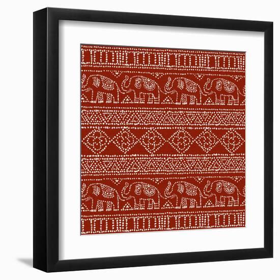 Batik Pattern IM-Daphne Brissonnet-Framed Art Print