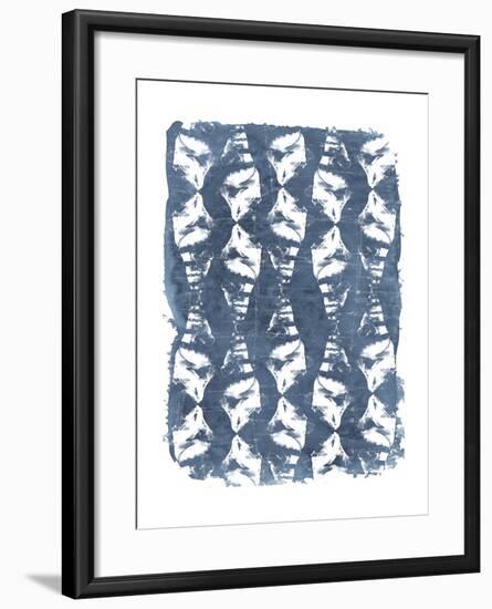 Batik Shell Patterns IV-June Vess-Framed Art Print